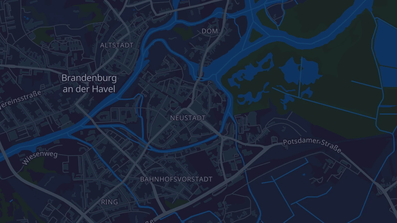 Karte von Brandenburg an der Havel