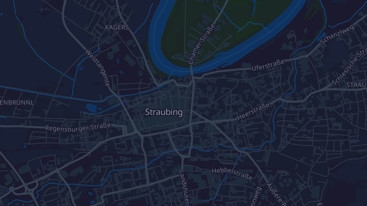 Karte von Straubing