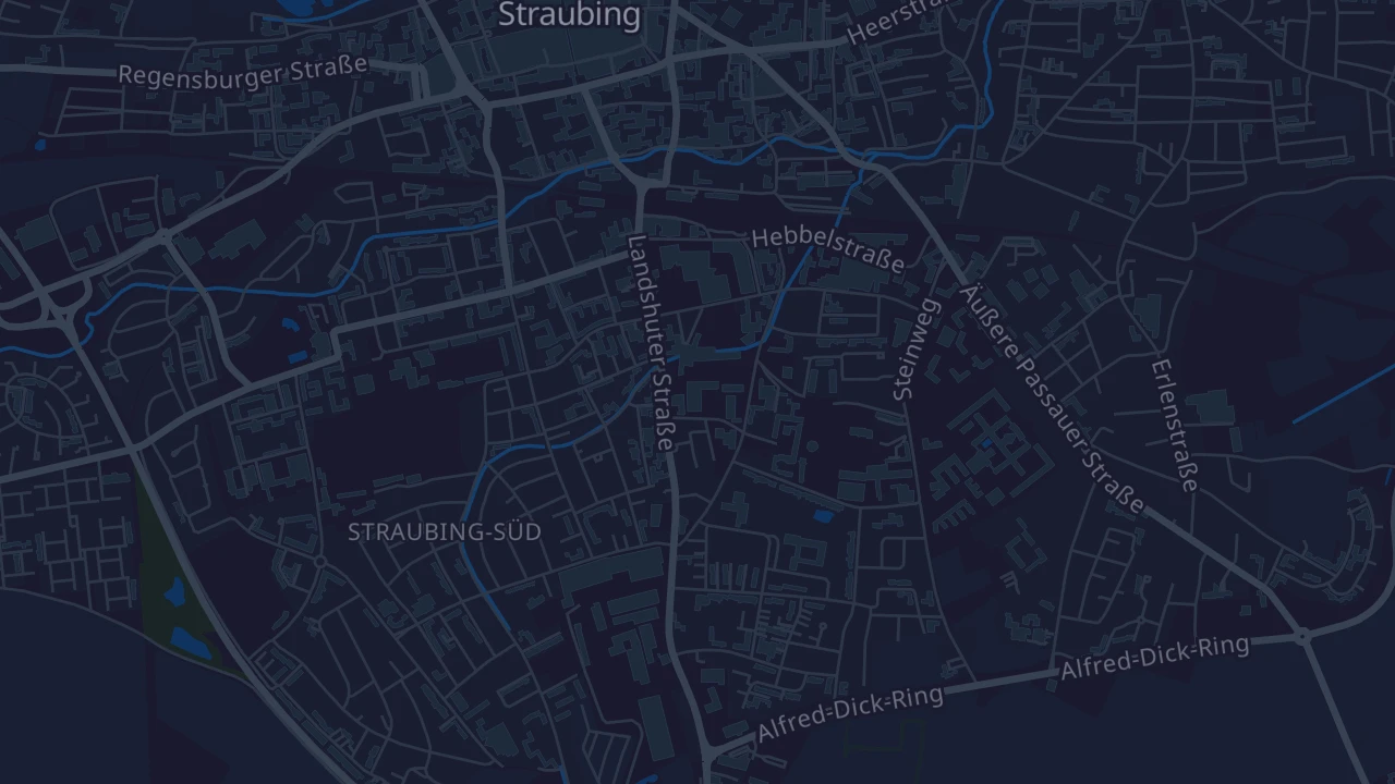 Karte von Straubing
