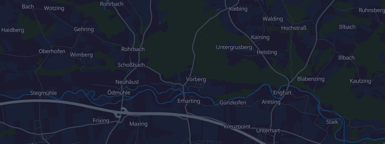 Karte von Erharting