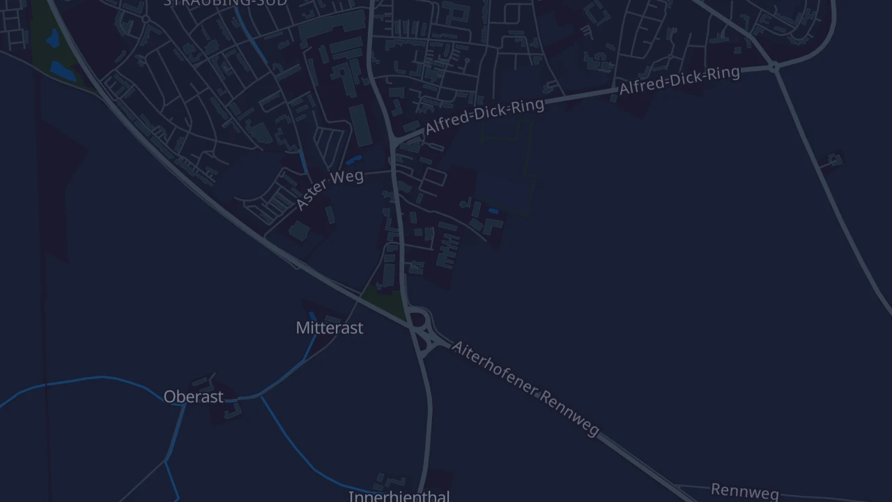 Karte von Straubing