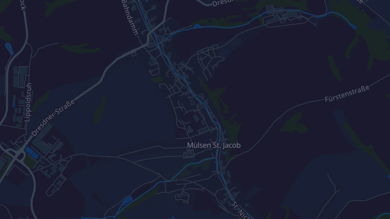 Karte von Mülsen Mülsen Sankt Jacob