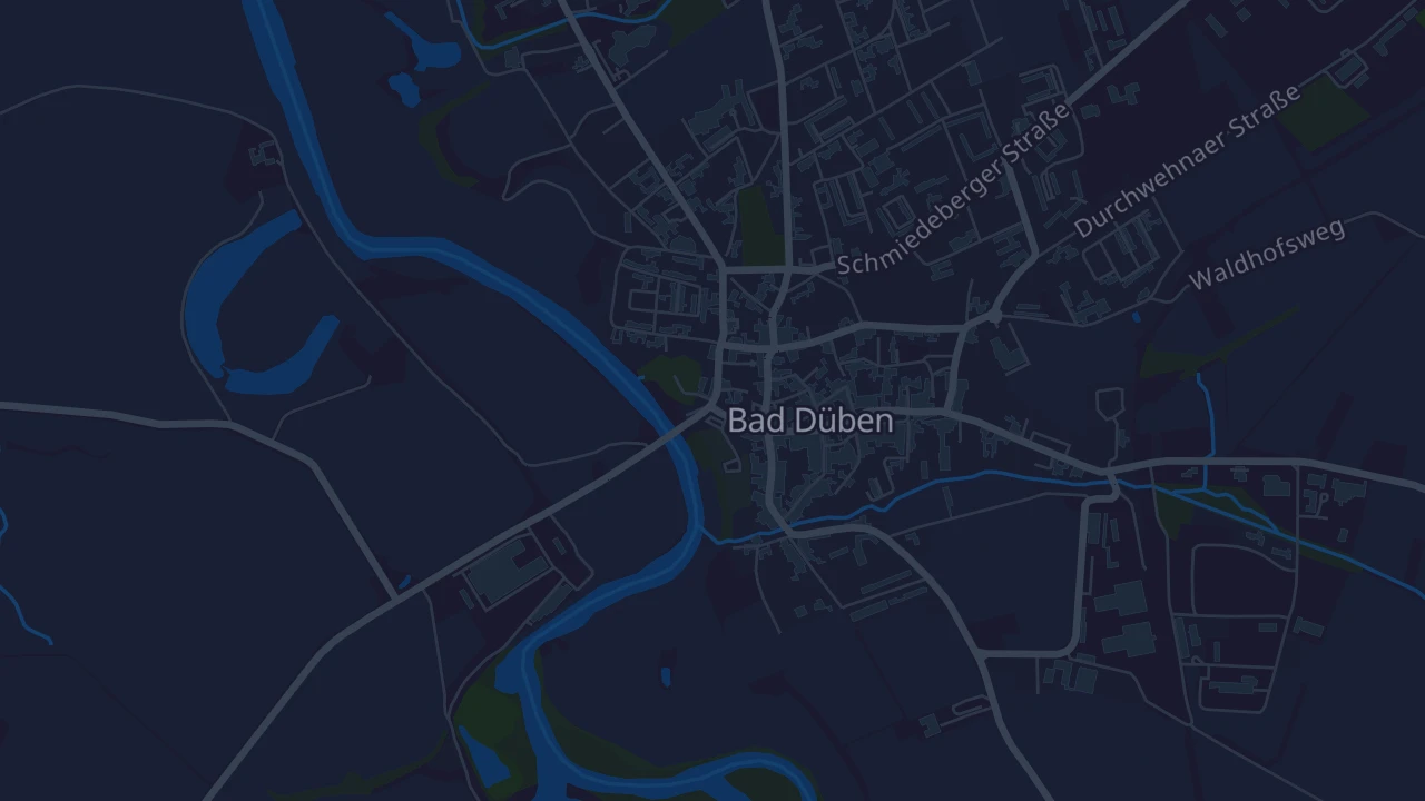Karte von Bad Düben