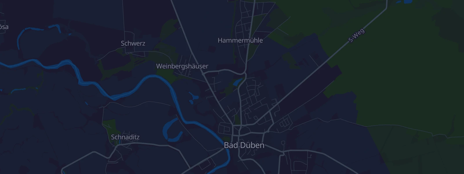 Karte von Bad Düben