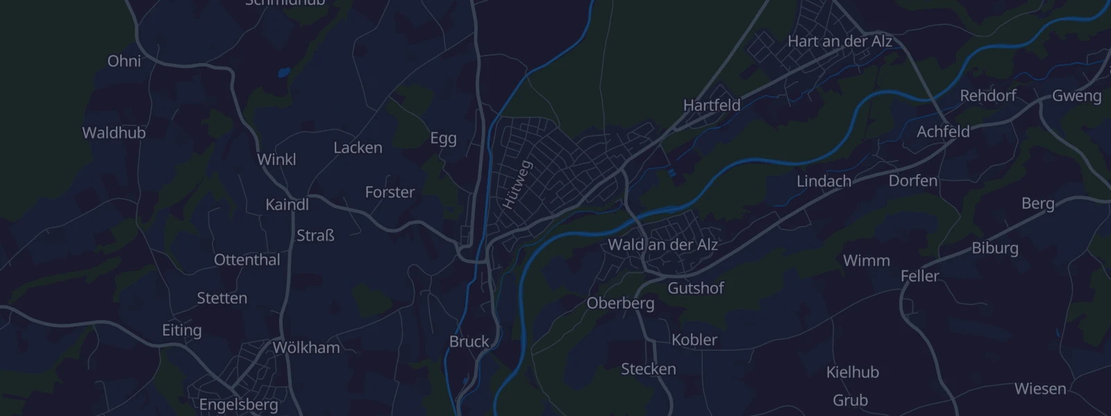 Karte von Garching