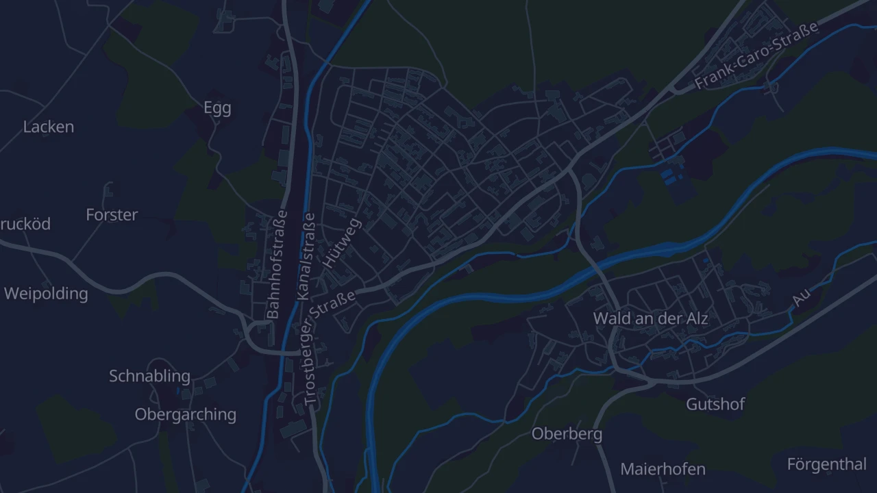 Karte von Garching