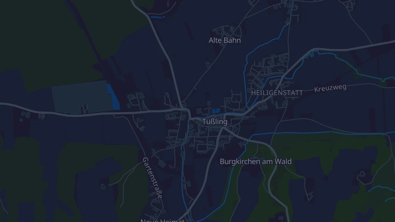 Karte von Tüßling