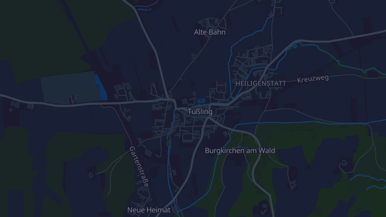 Karte von Tüßling