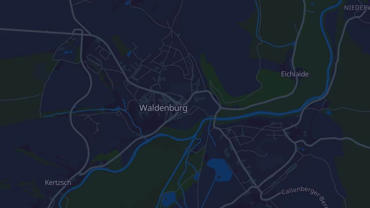 Karte von Waldenburg