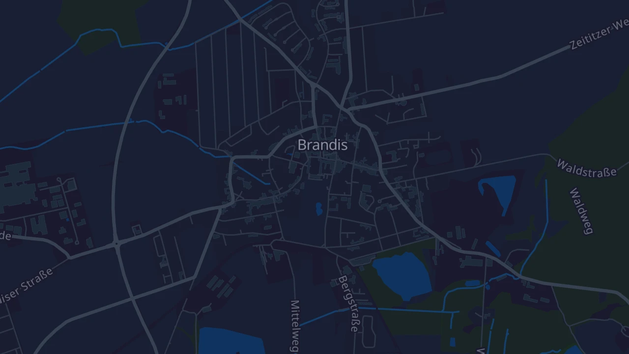 Karte von Brandis