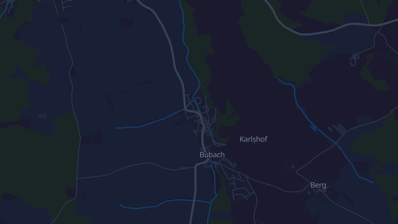 Karte von Bubach