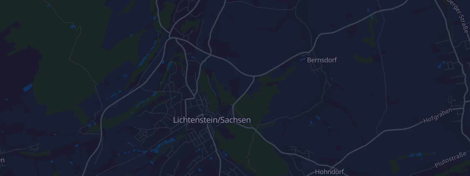 Karte von Lichtenstein/Sachsen
