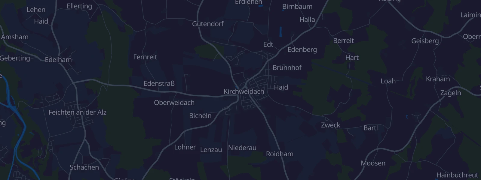 Karte von Kirchweidach