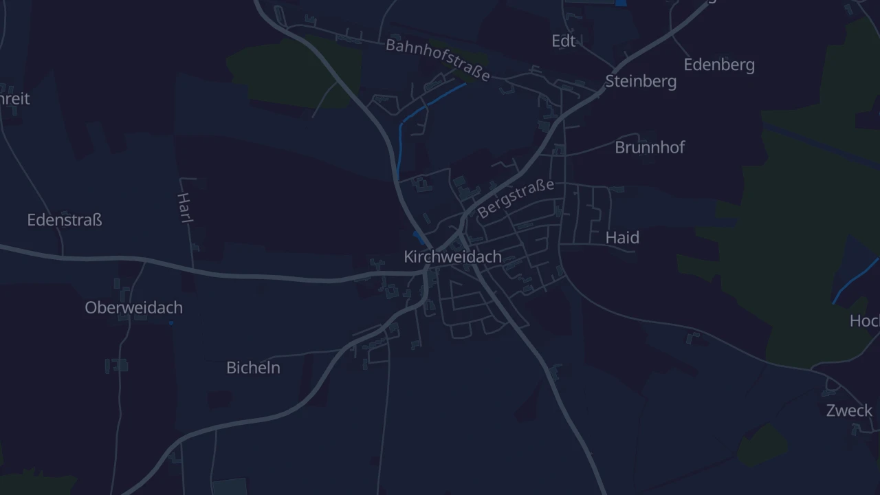 Karte von Kirchweidach