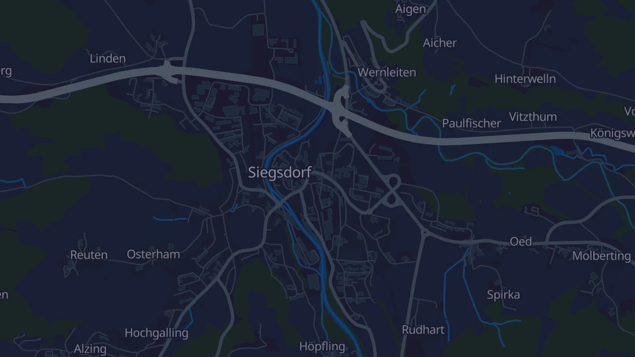 Karte von Siegsdorf