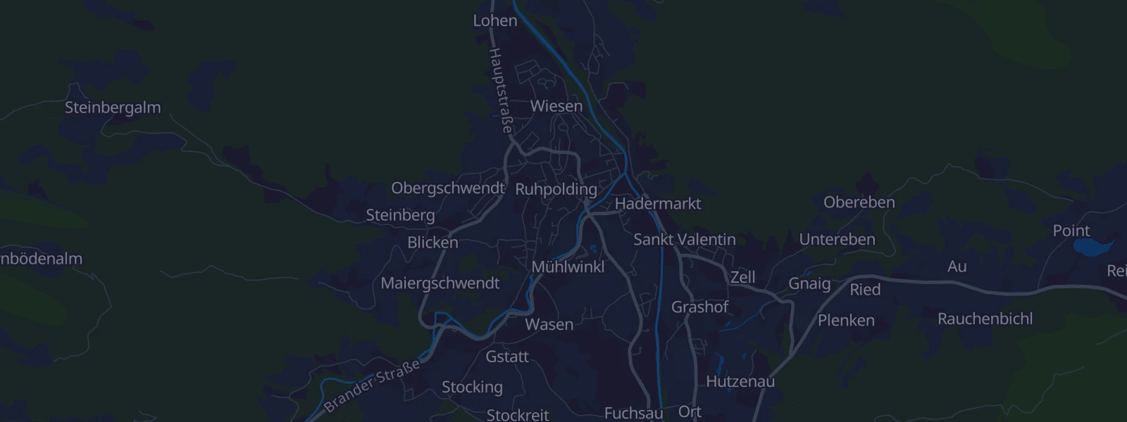 Karte von Ruhpolding