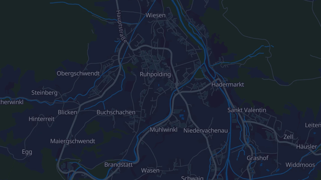 Karte von Ruhpolding