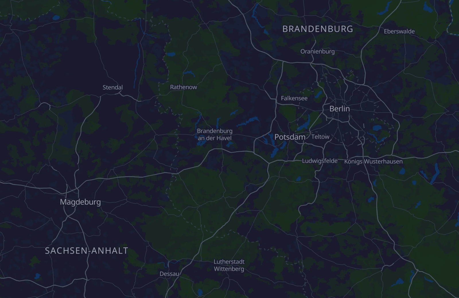 Karte: Umkreis von 40 km
