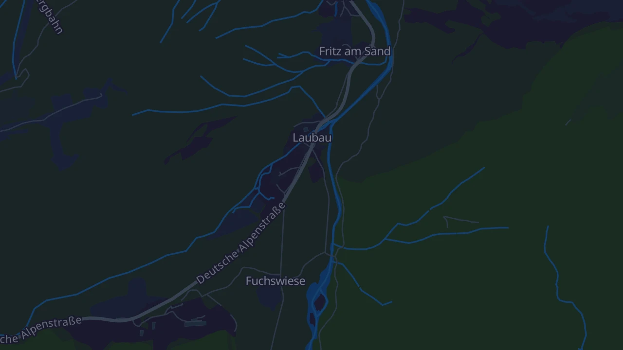 Karte von Ruhpolding