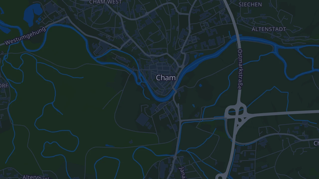 Karte von Cham