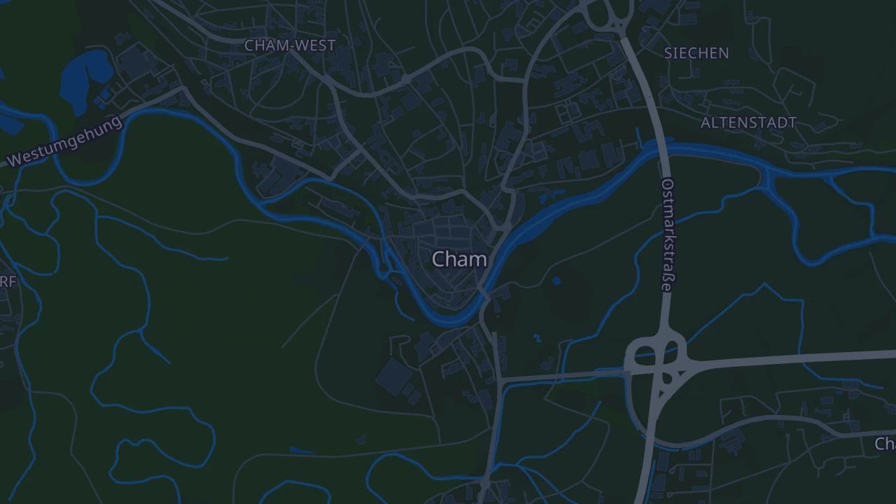 Karte von Cham