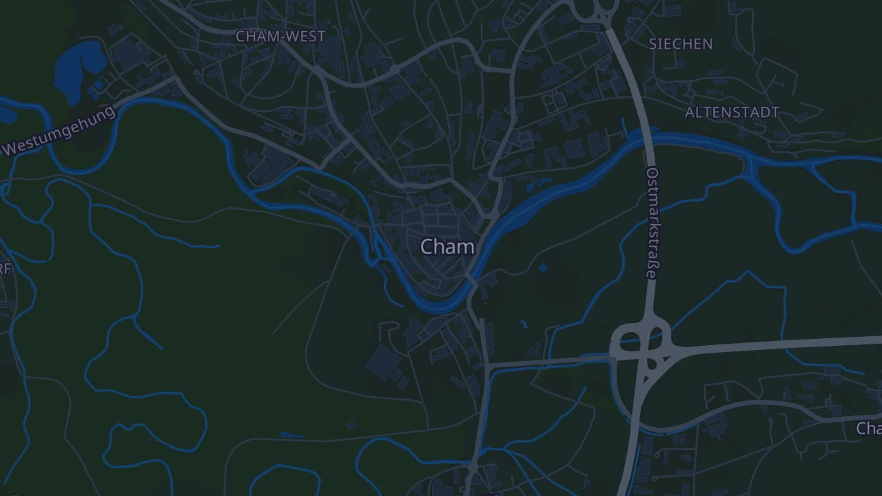 Karte von Cham
