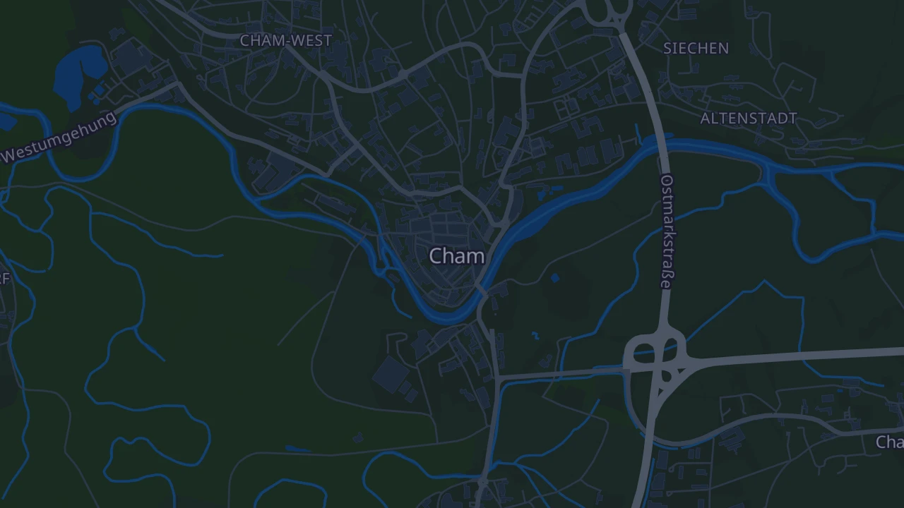 Karte von Cham
