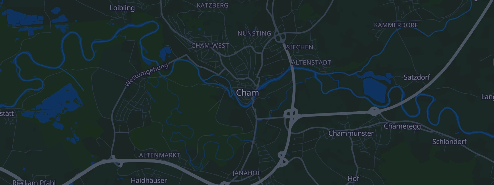Karte von Cham