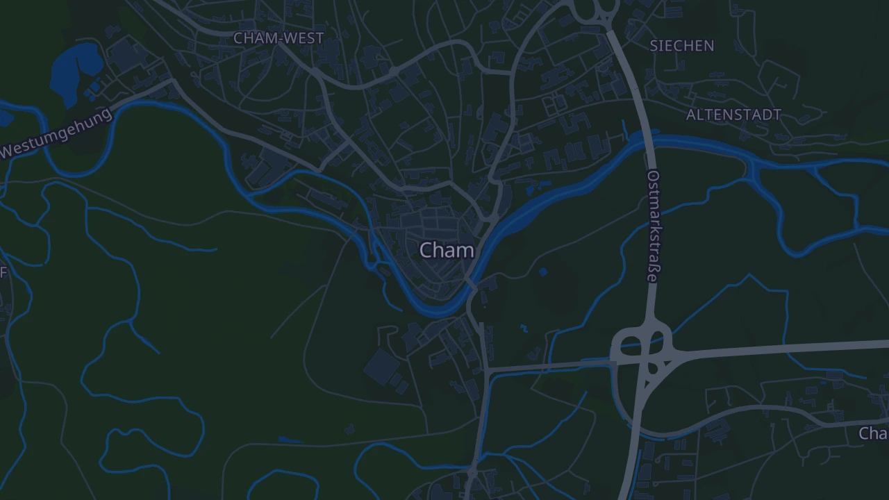 Karte von Cham
