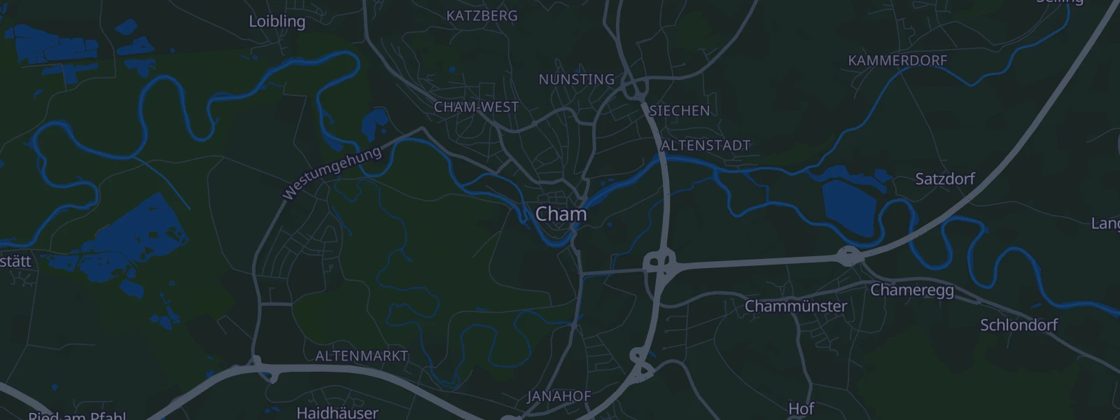 Karte von Cham