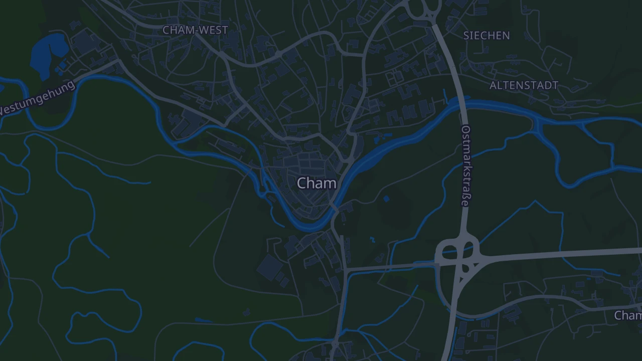 Karte von Cham