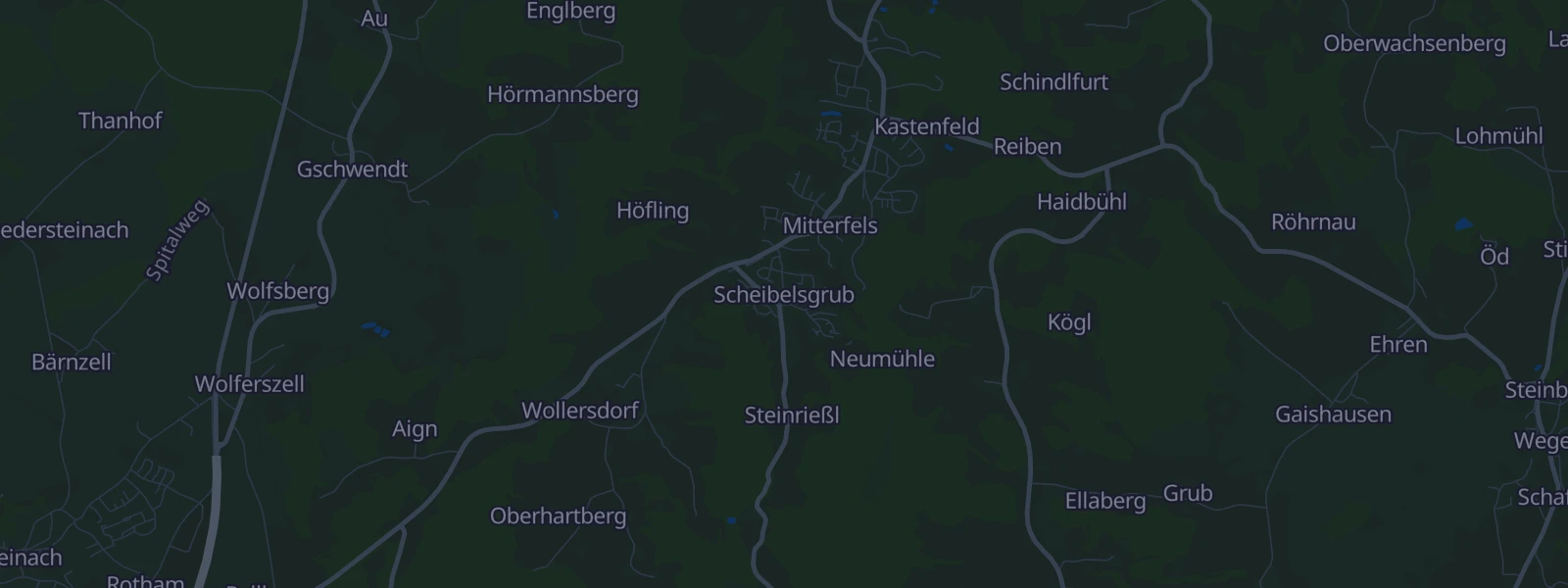 Karte von Mitterfels
