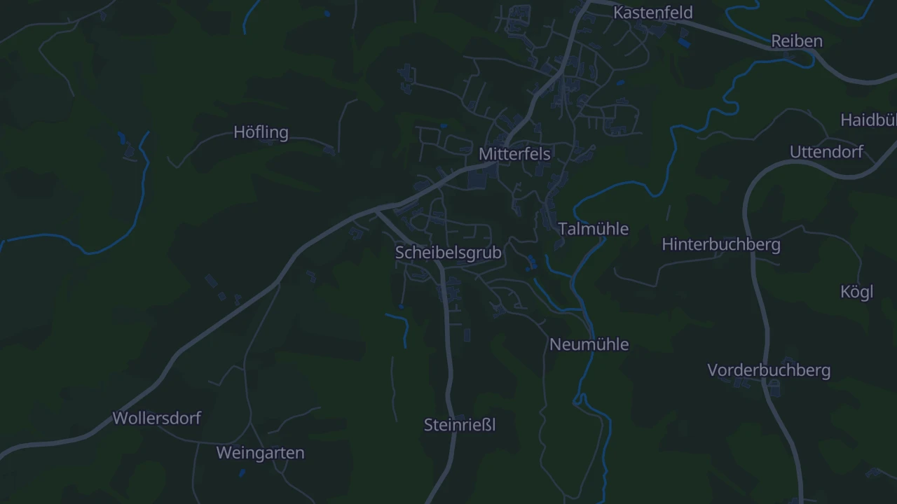 Karte von Mitterfels