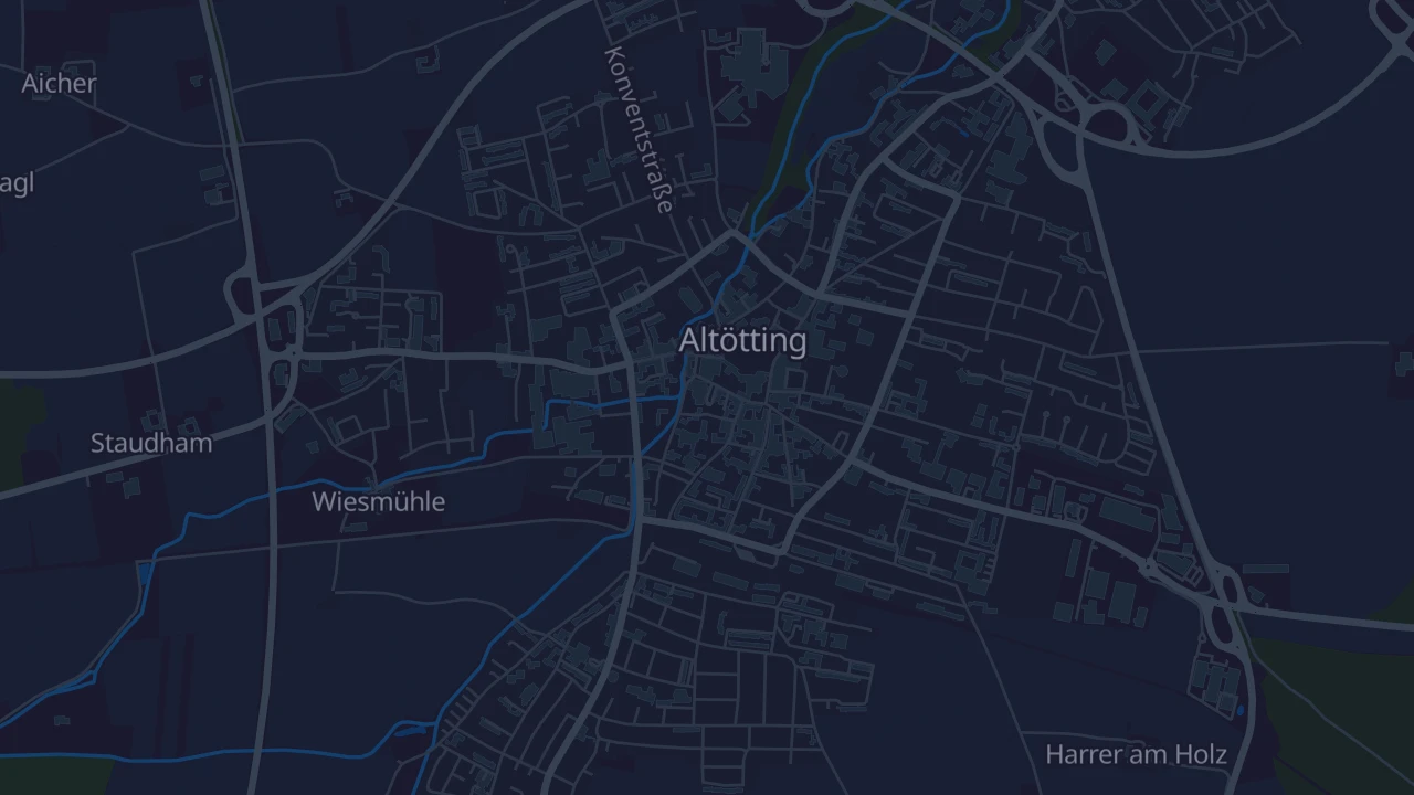 Karte von Altötting