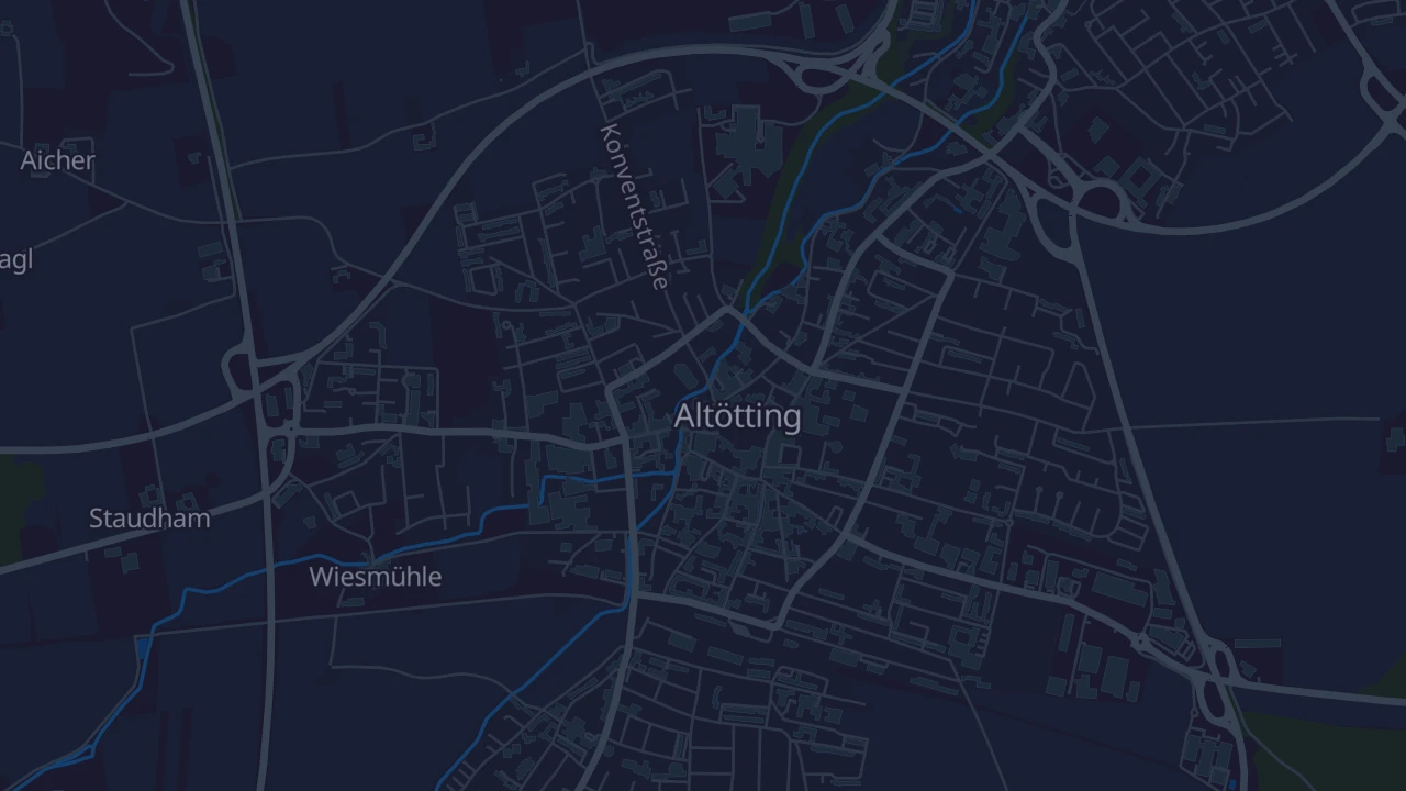 Karte von Altötting
