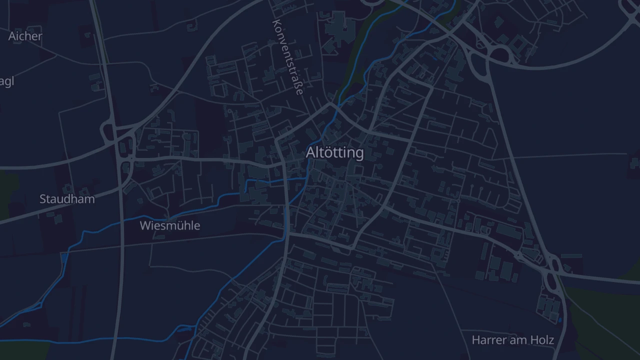 Karte von Altötting