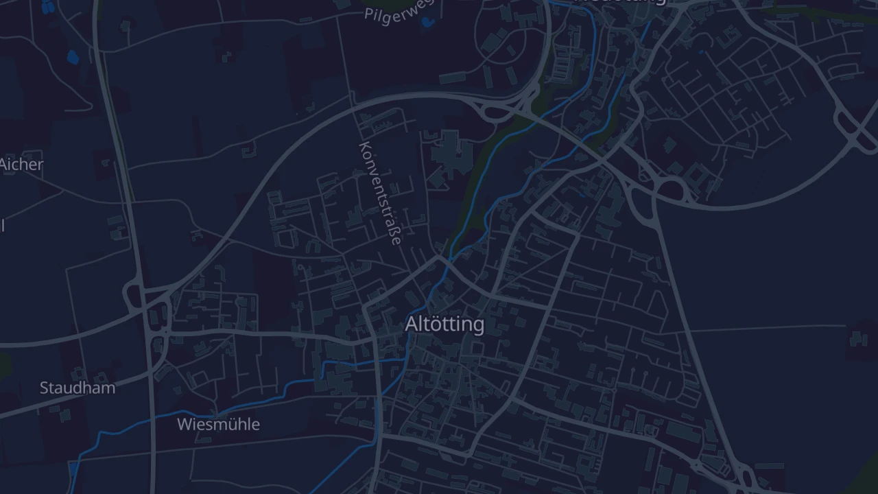 Karte von Altötting