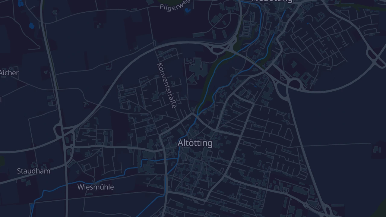 Karte von Altötting