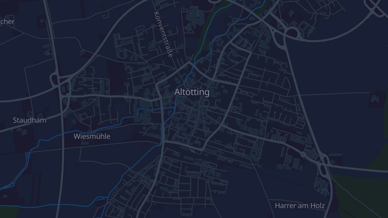Karte von Altötting