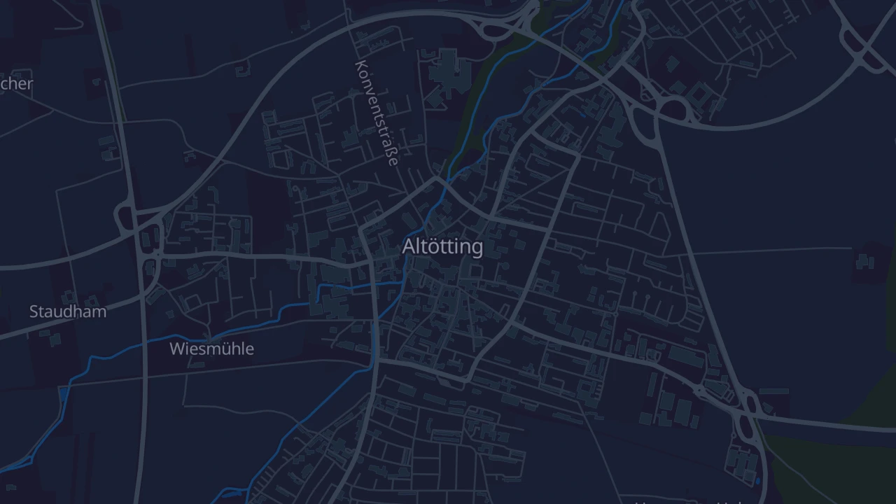 Karte von Altötting