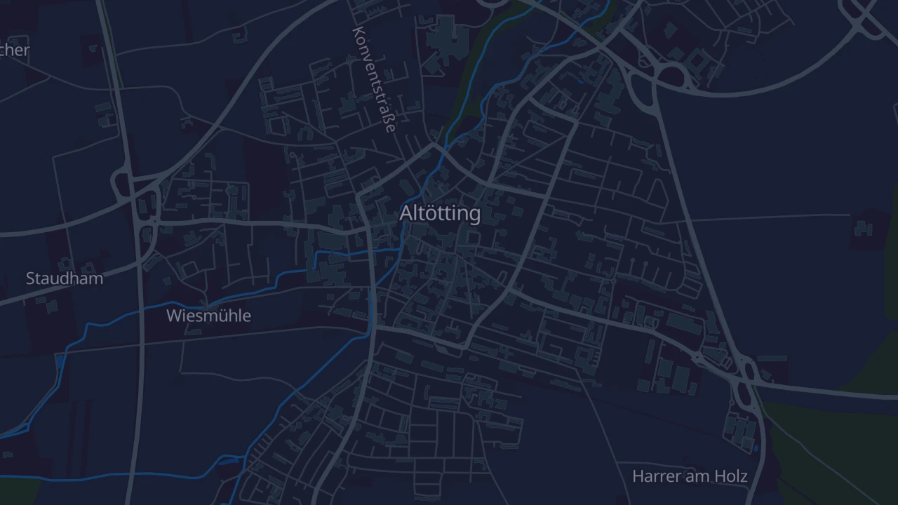 Karte von Altötting