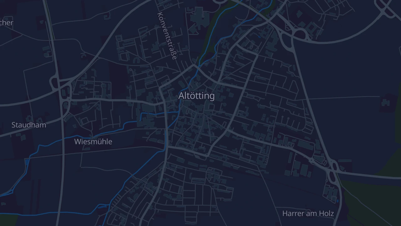Karte von Altötting