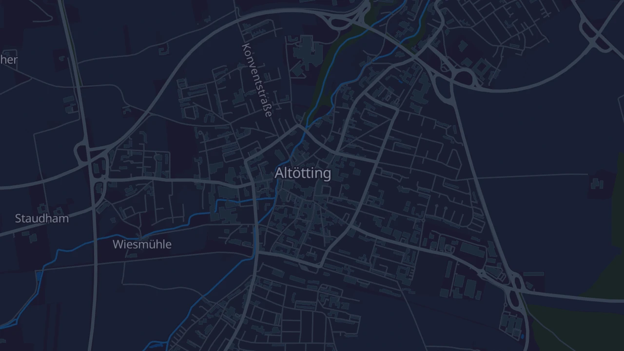 Karte von Altötting