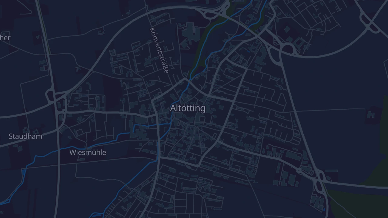 Karte von Altötting