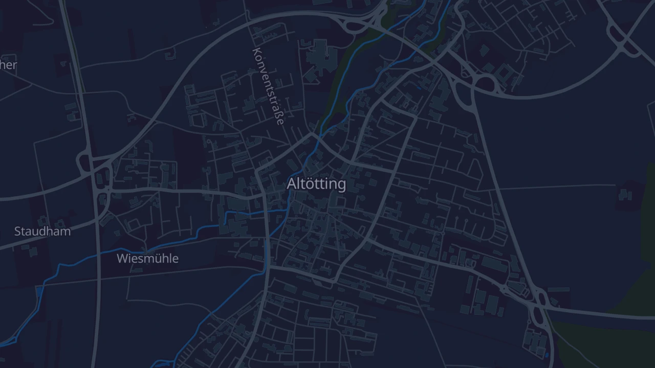 Karte von Altötting