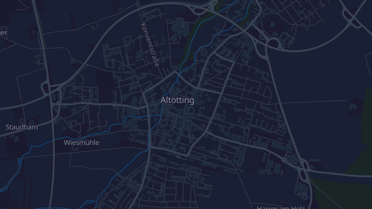 Karte von Altötting