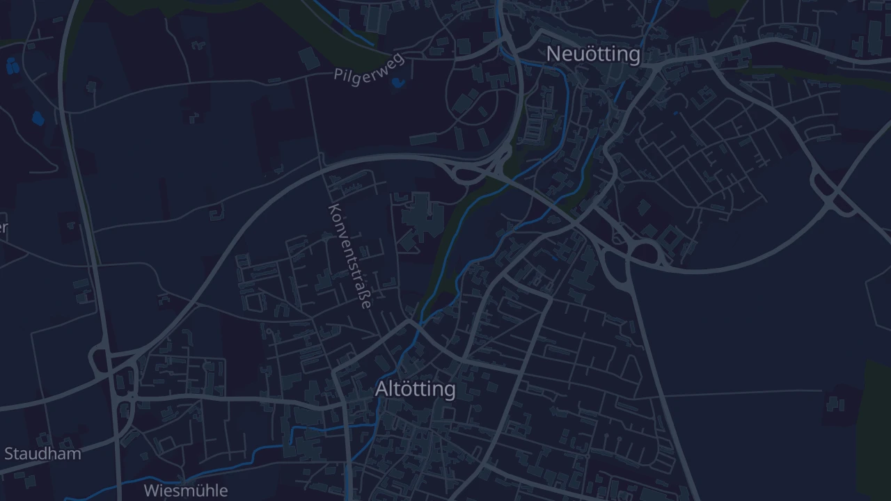 Karte von Altötting
