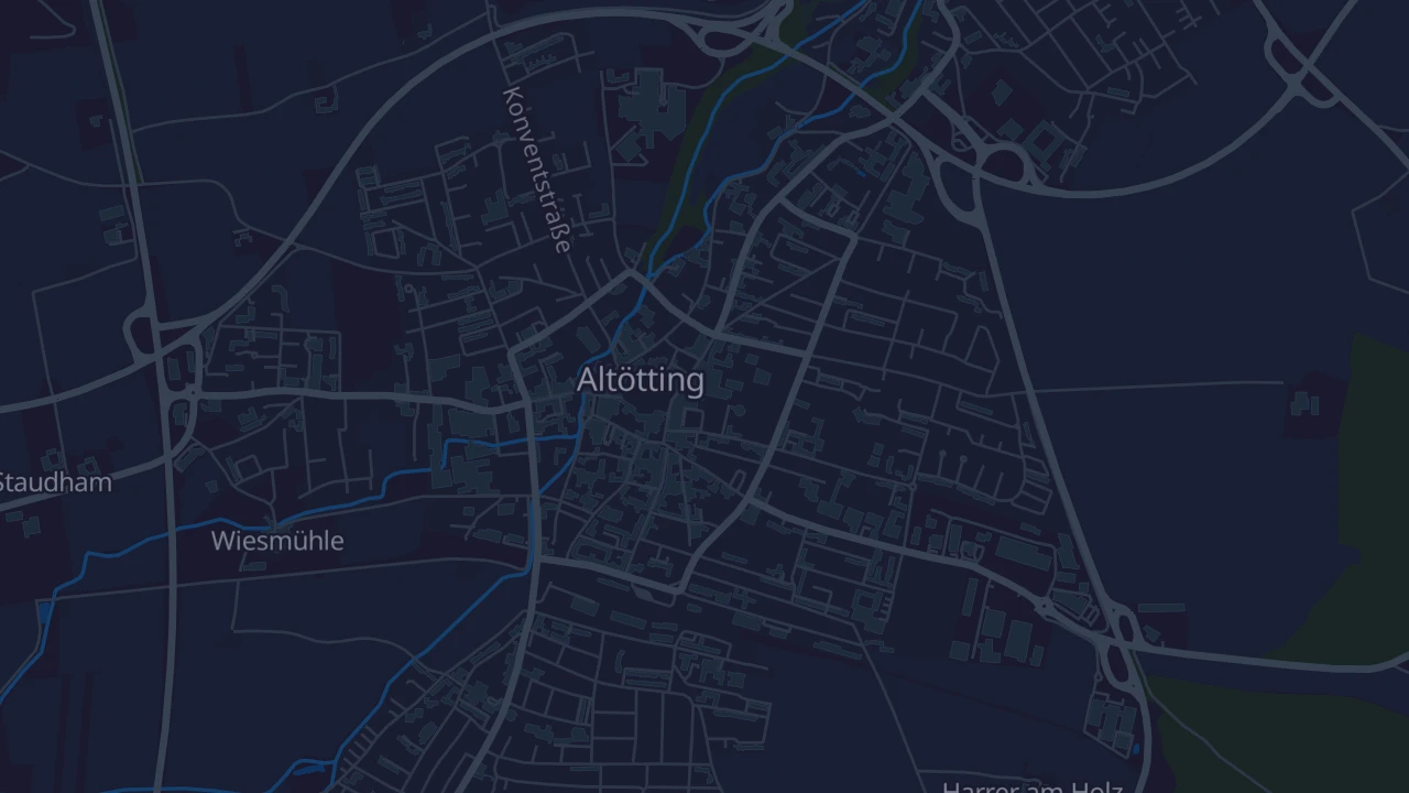 Karte von Altötting