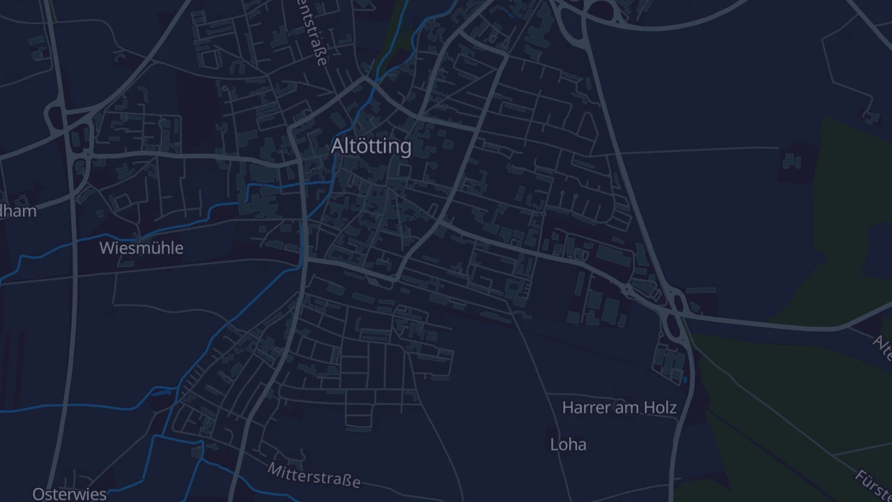 Karte von Altötting