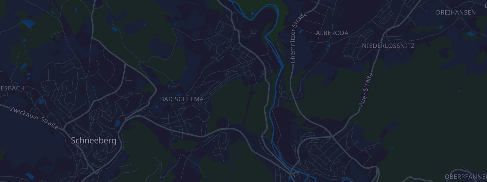 Karte von Aue-Bad Schlema